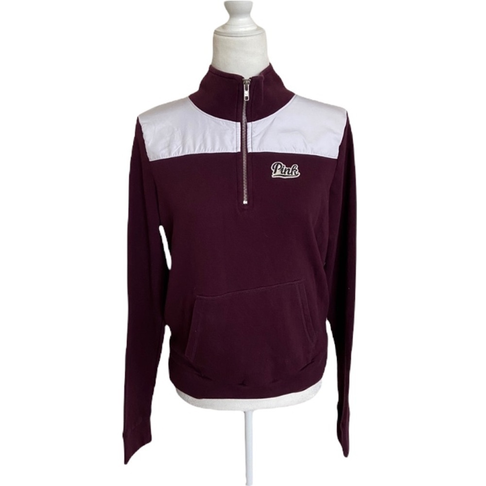 PINK Victoria’s Secret Half Zip Up Sweater